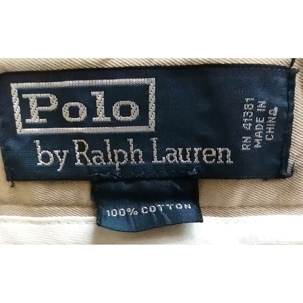 Polo By Ralph Lauren Shorts Men's Size 36 Tan 5 Pocket 9 Inch Inseam  Belt Loops - Picture 5 of 10